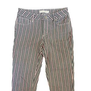 Cato Women's Capri Pants - Size 6, Multicolor Stripped Cropped Jeans